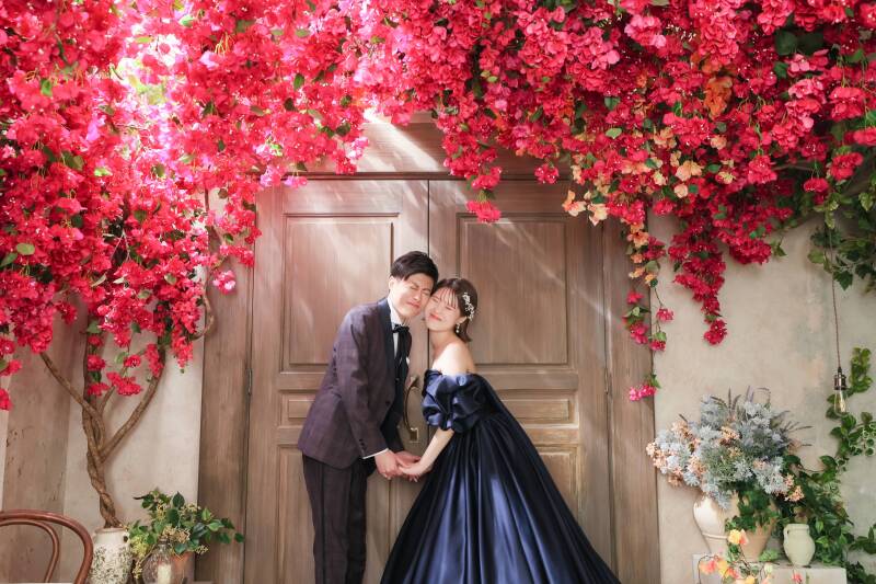 お二人だけの空気感。リラックスした幸福の瞬間