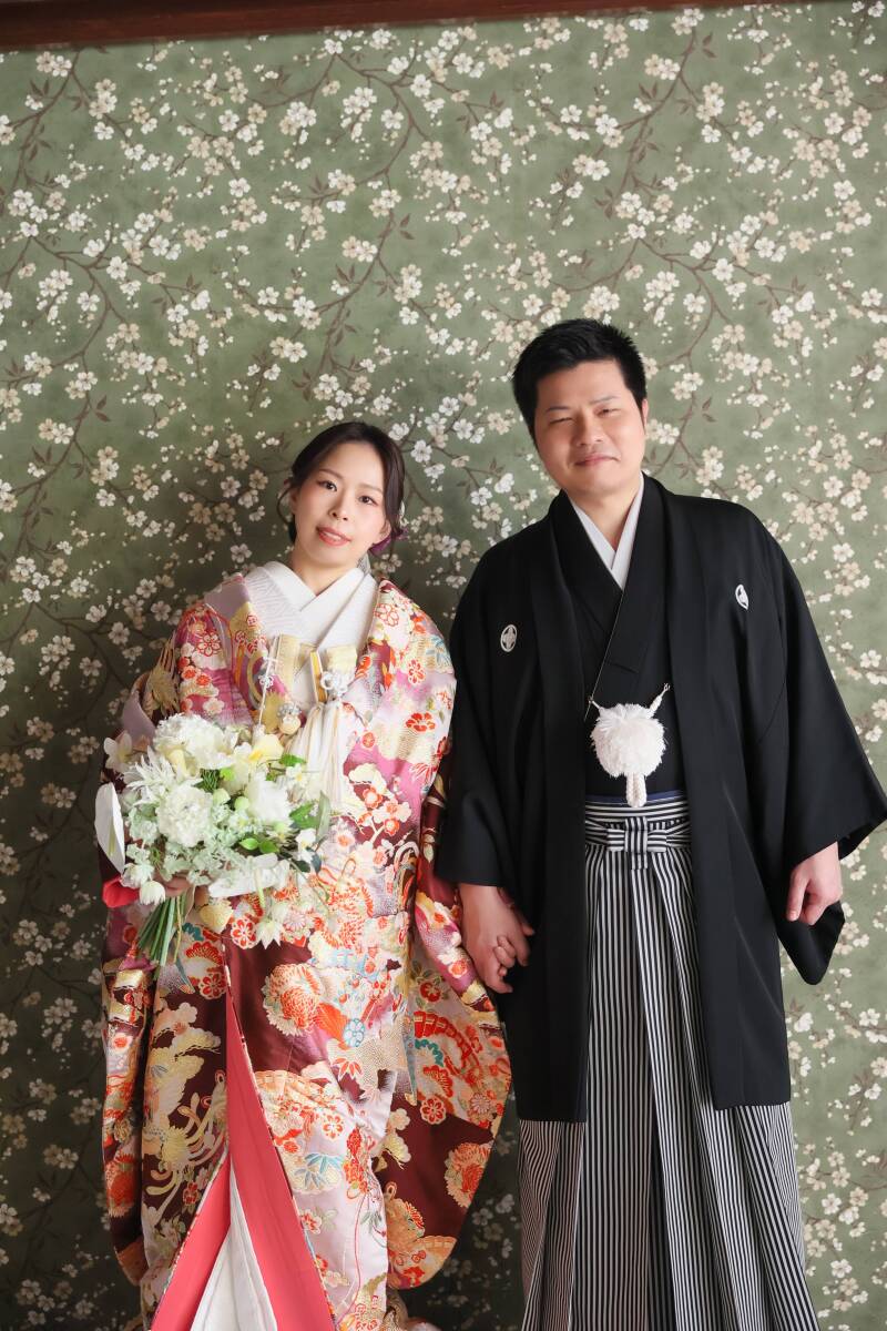 寄り添い合うおふたりの絆