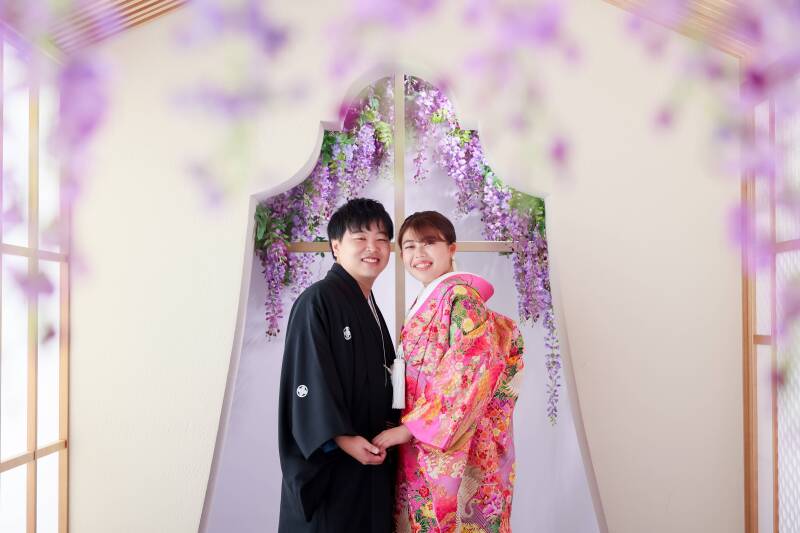 前ボケを活かした奥行きのある構図