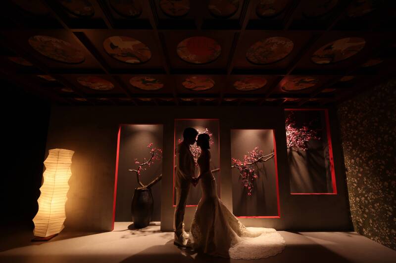 幻想的な和モダン・シルエット