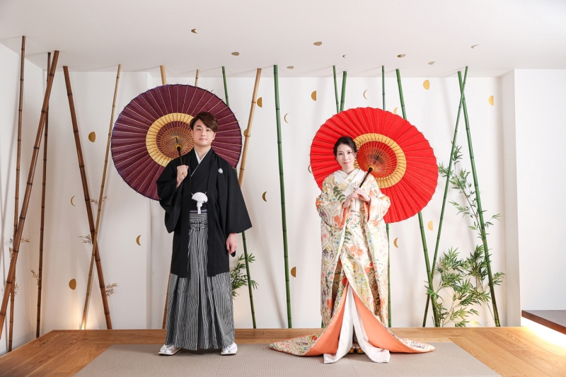 スタジオの小物も上手に使って