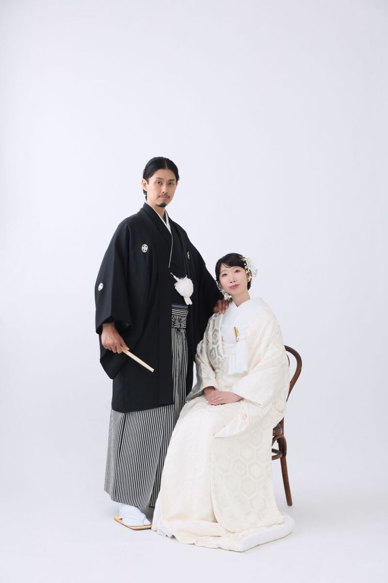 凛とした佇まいが美しい和装姿の一枚