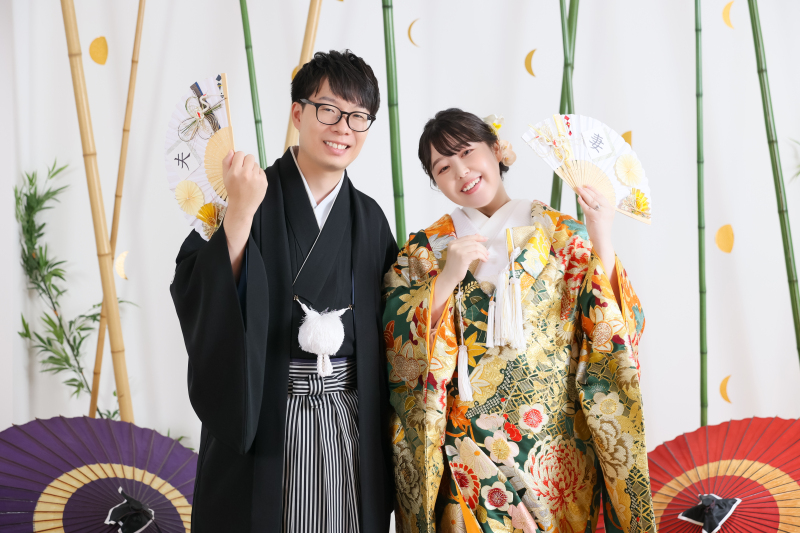 お持ち込みのお小物を添えて