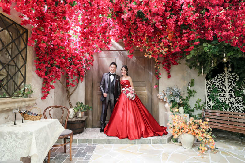 幸せを分かち合うおふたり