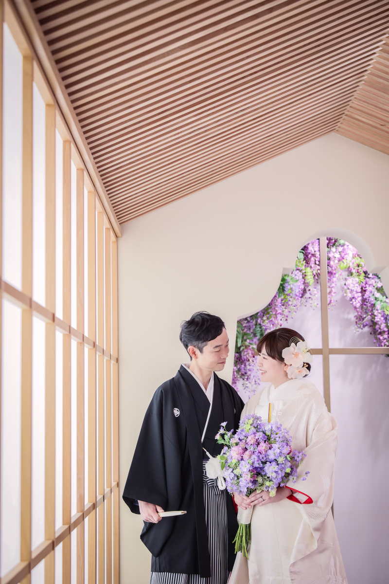 藤の華を添えて