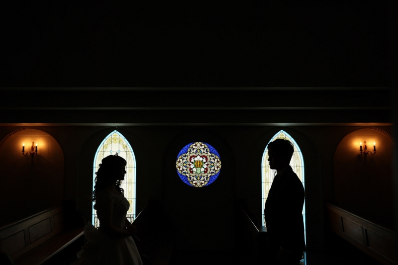 シルエットショットはまるでプリンセスのよう、、、