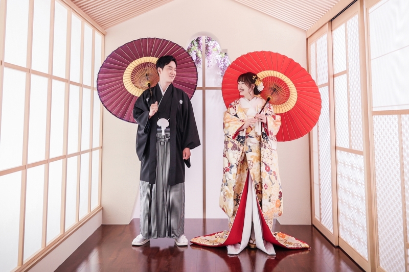 色違いの傘を持って♡