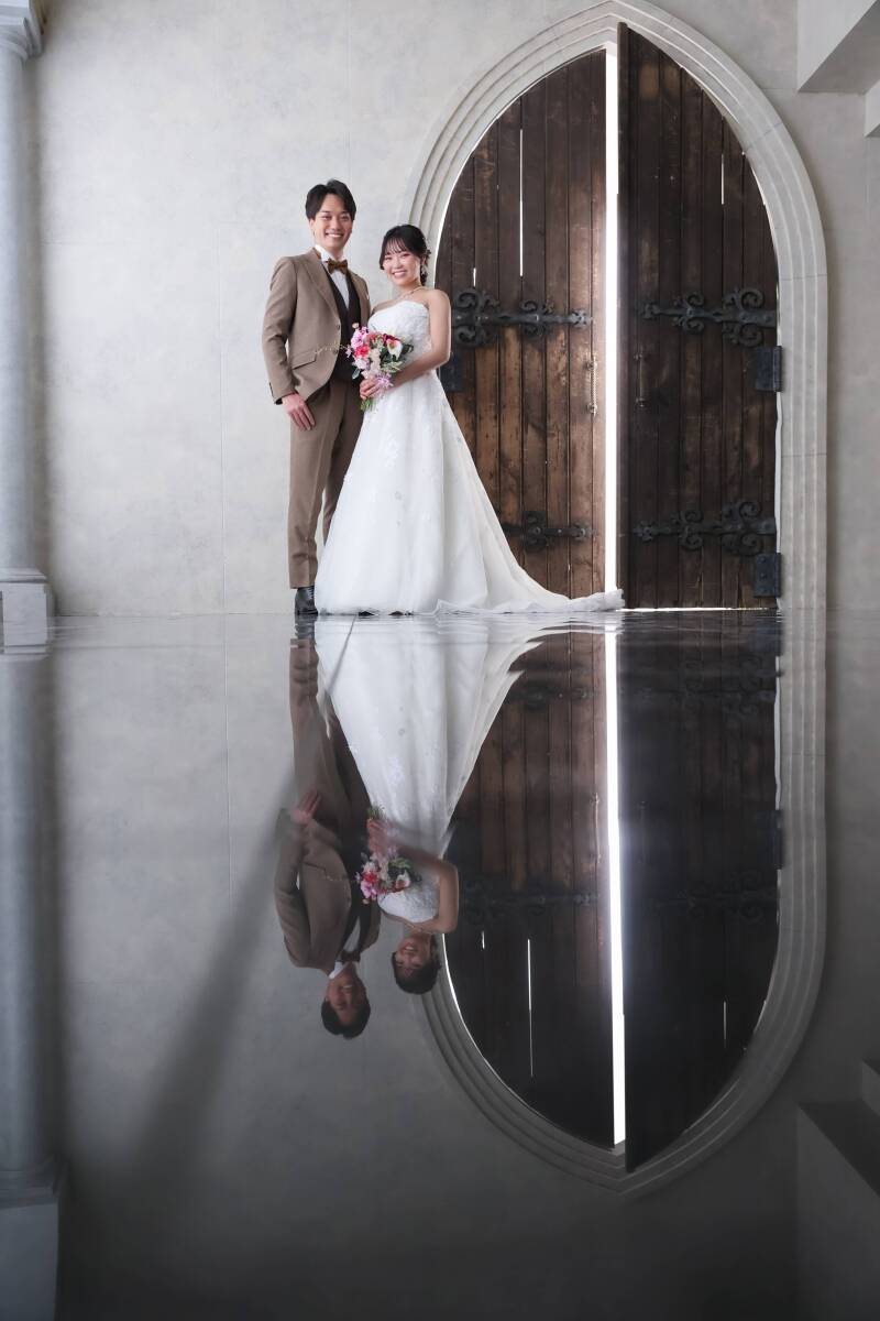 水鏡に映る幻想的なリフレクション