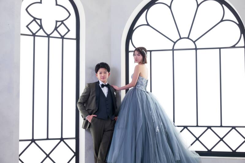 スタイリッシュな立ち姿