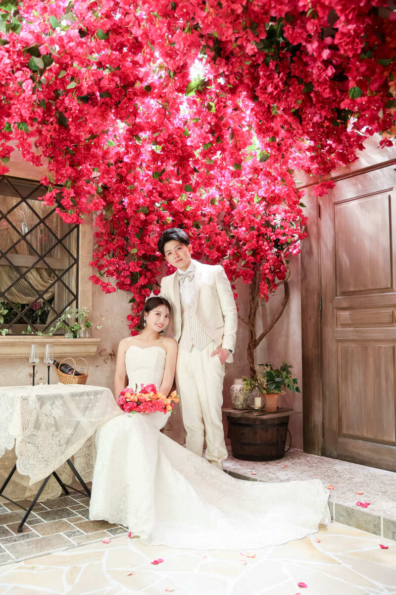 微笑むおふたりのひととき