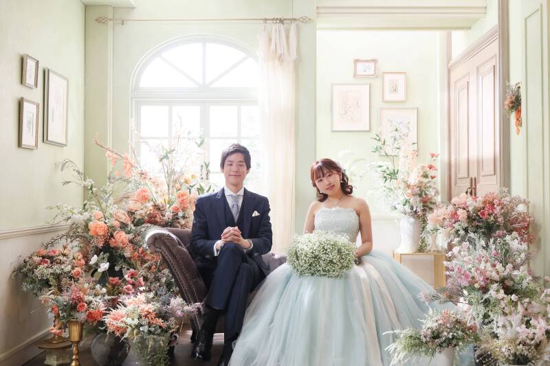 ボタニカルな空間で優雅な佇まいを