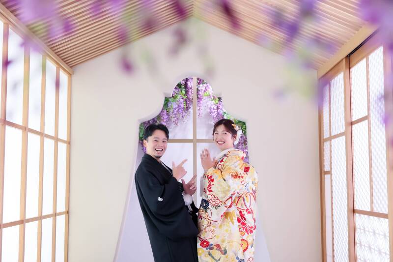 おふたりの楽しげな会話が聞こえるような瞬間