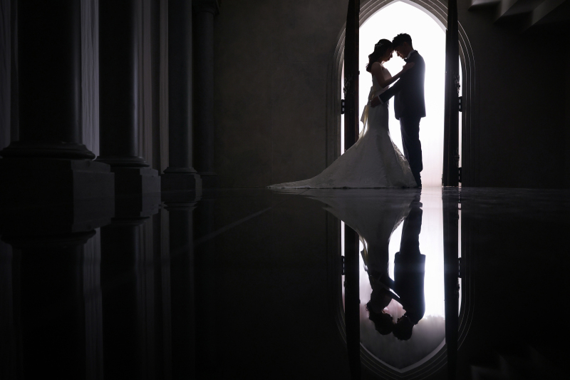 シルエットでクールな印象も。