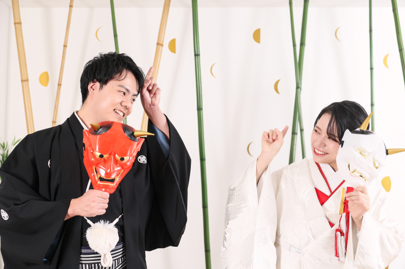 「鬼のポーズ!」