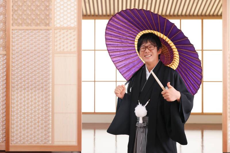 ご新郎様の明るいお人柄が伝わる一枚