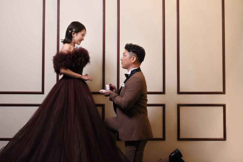 ドラマチックなプロポーズ