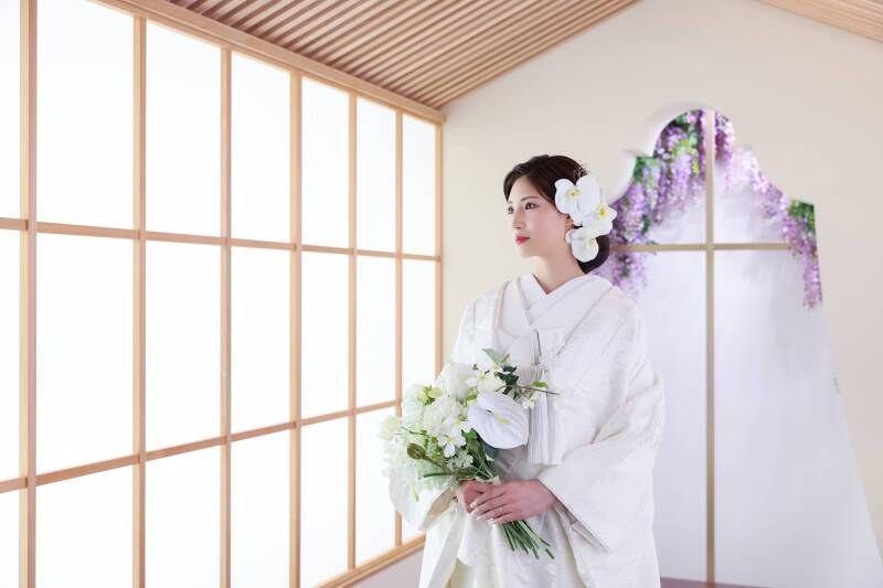 凛として美しい、花嫁のソロカット