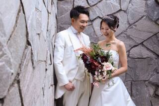 ラ・メゾン大阪堂島で叶える、光と空間が美しく響き合う洗練の洋装フォト