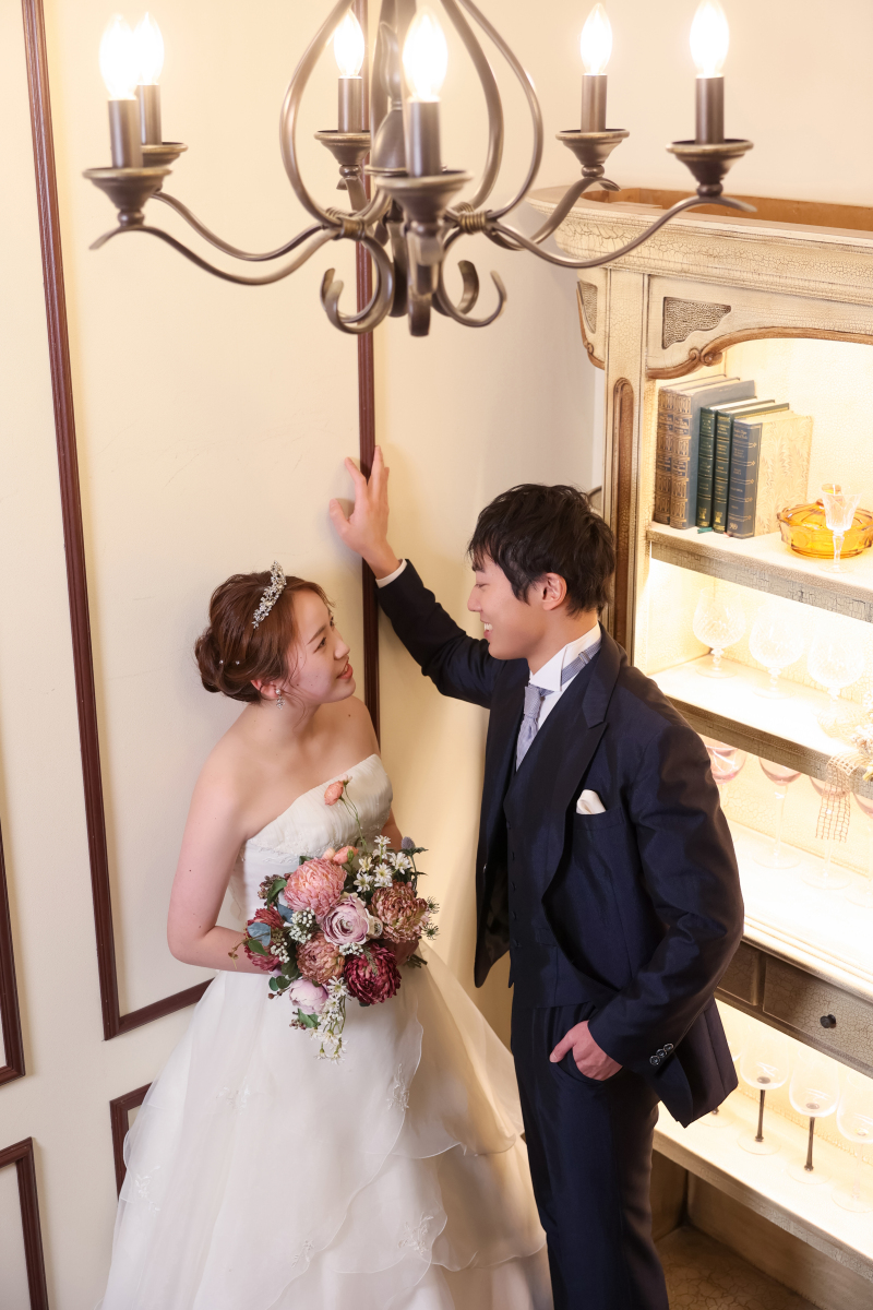 おふたりの視線が交わる瞬間に