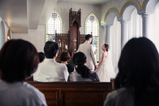 挙式っぽい写真をスタジオで！