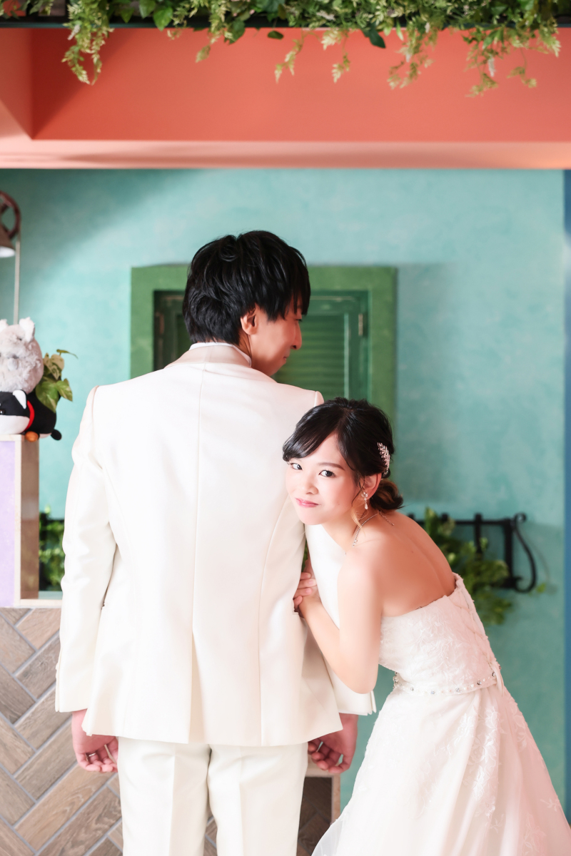 振り向きのポーズで♡