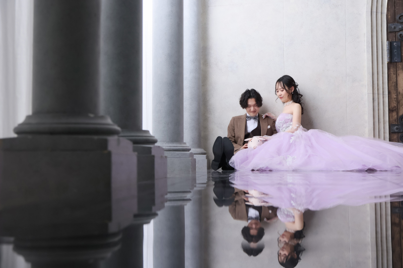 喜びにあふれた表情で