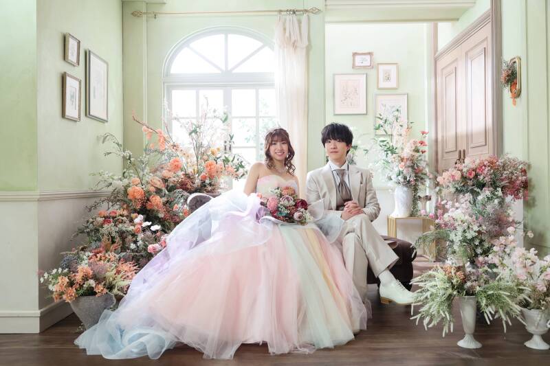 満開の花々に囲まれて過ごすひととき