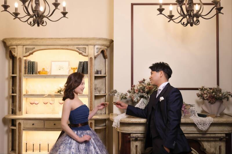 祝杯をあげる、幸せなひととき