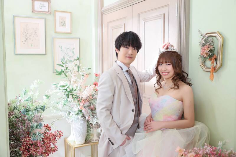 遊び心を加えた、微笑ましいシーン