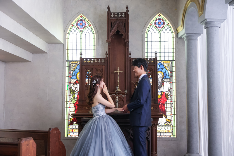 ナチュラルに笑うおふたり――