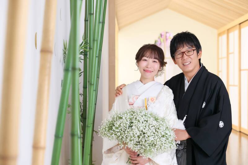 白無垢と紋付袴で綴る、おふたりらしい笑顔溢れる祝宴フォト