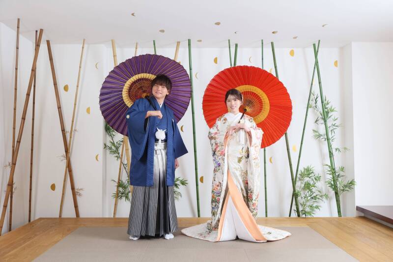 番傘が彩る、伝統の美