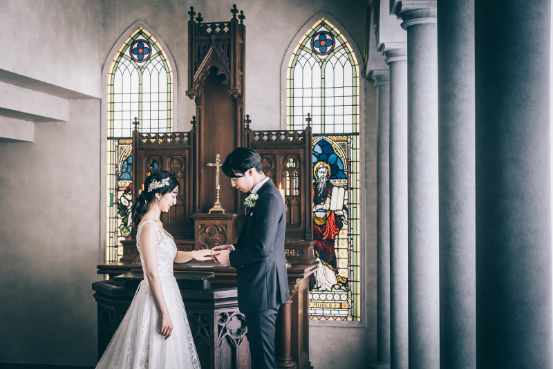 【結婚式で着るドレスも持ち込めます】