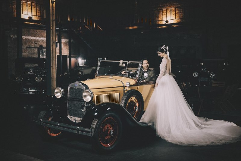 【ヴィンテージカーとともに♪】