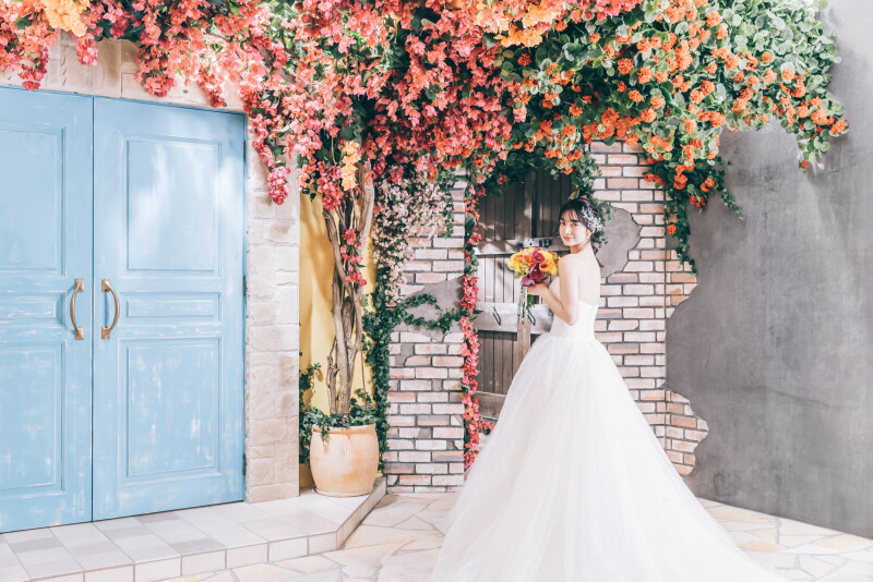 衣装の試着ができる Studio Luminous 大阪 Photorait