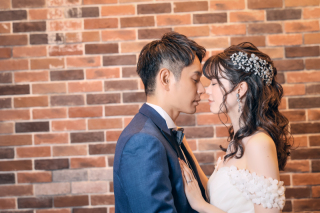 暖かい光の中でロマンチックなショットを・・・♪