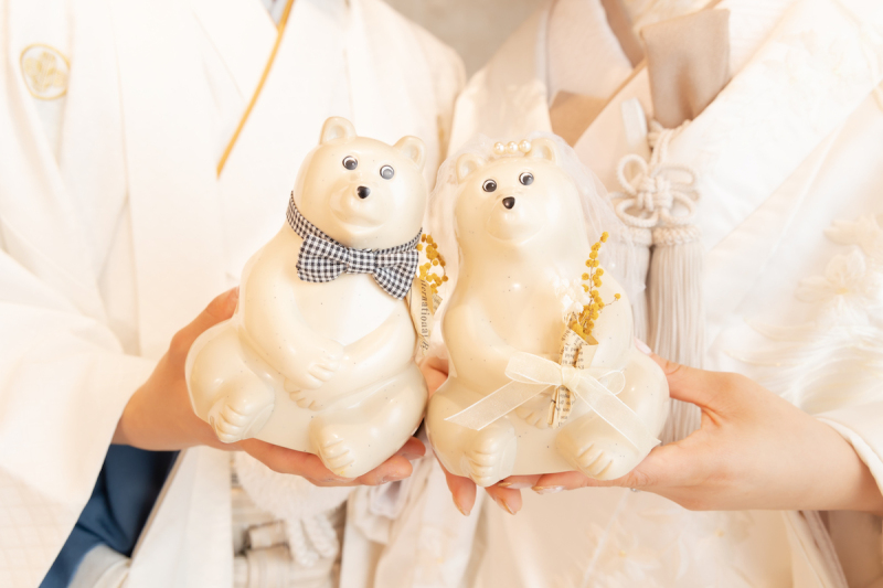 かわいいクマちゃんと一緒に♡