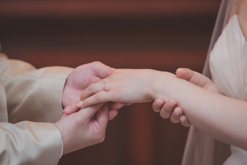 手元を使った指輪ショット♪
