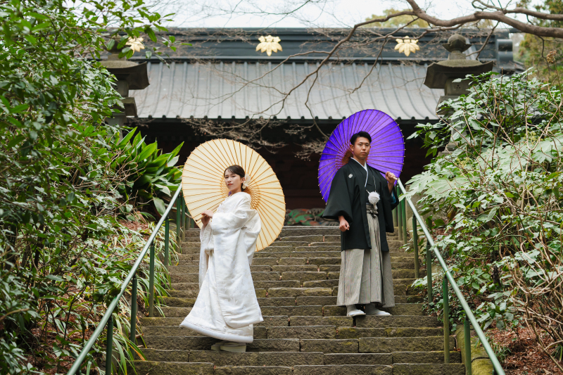 番傘を使用しての一枚！