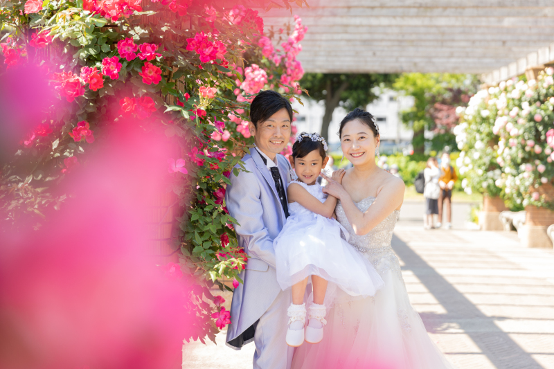 5月のバラと一緒に