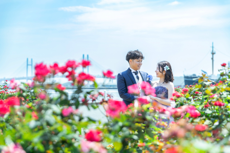 季節のお花も