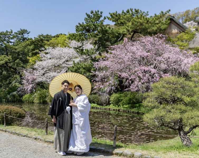 傘も使って一枚