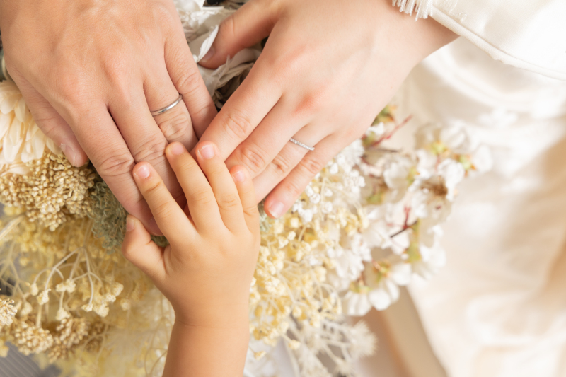 小さな手も一緒に♩