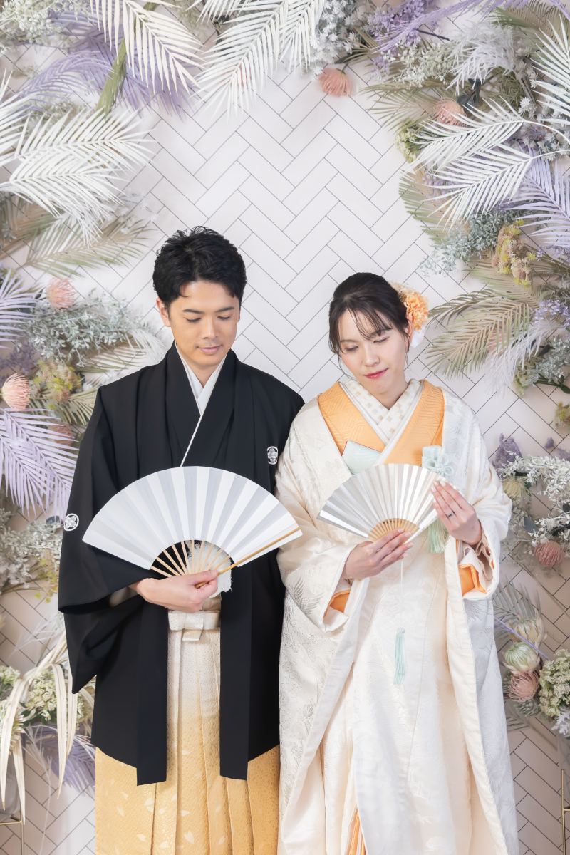 スタジオでは和装も!