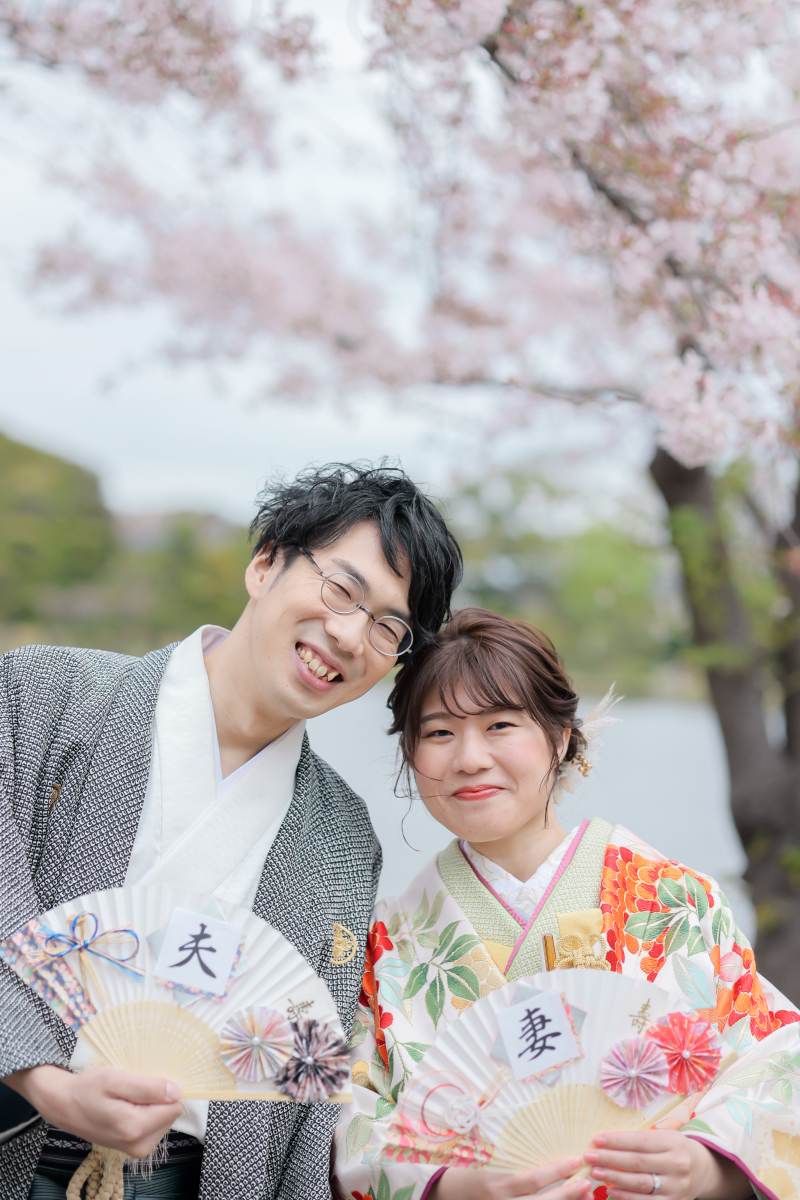 【夫】と【妻】扇子は必需品です!