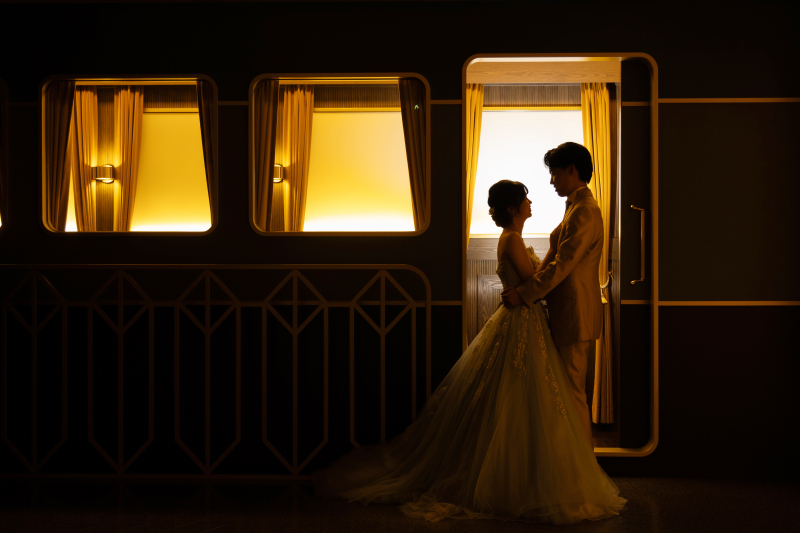 ウェディングドレスとカラードレスどちらも着れます♪