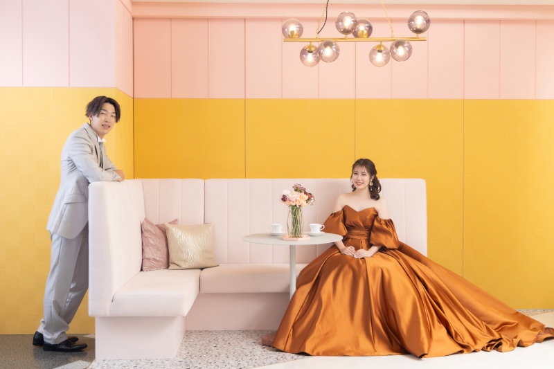 カラードレスも華やかに