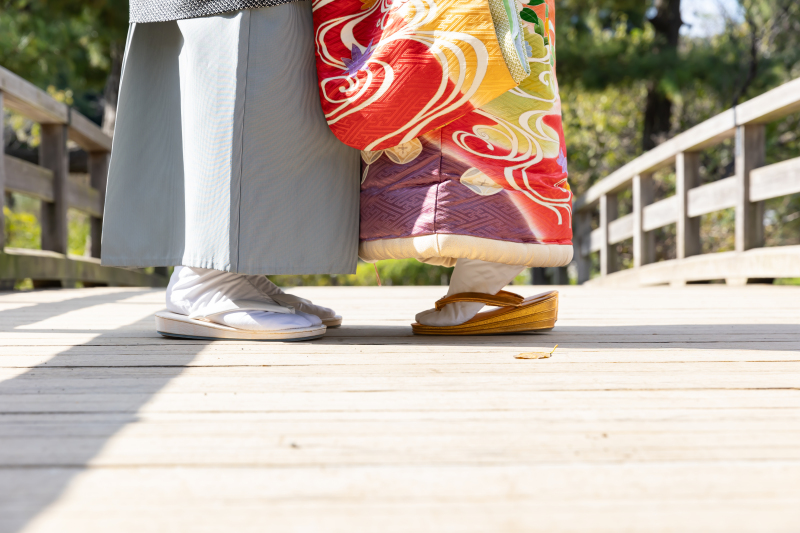 お足元ショット