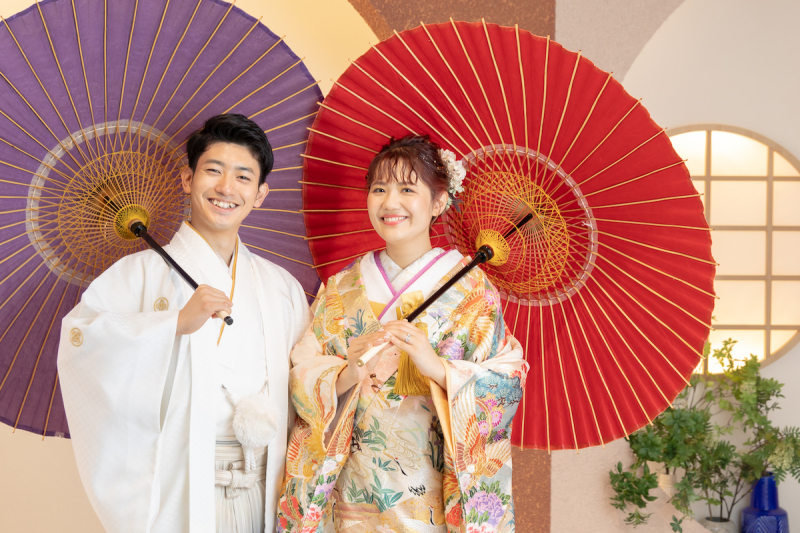 色鮮やかな番傘で華やかに!