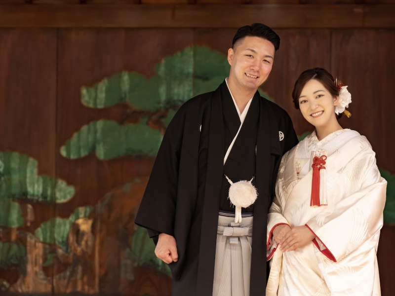 雰囲気を変えて白無垢での撮影♪